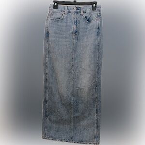 Aritzia Denim Maxi Skirt